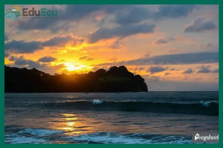 Dónde ver el atardecer en la costa de Ecuador
