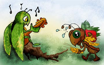 La Cigarra y la Hormiga