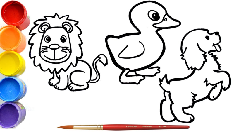Dibujos de animales para niños