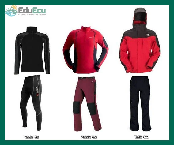 Ropa de capas y calzado para terreno andino irregular