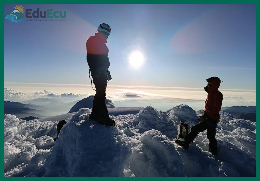 Rutas de aventura en el volcán Cayambe