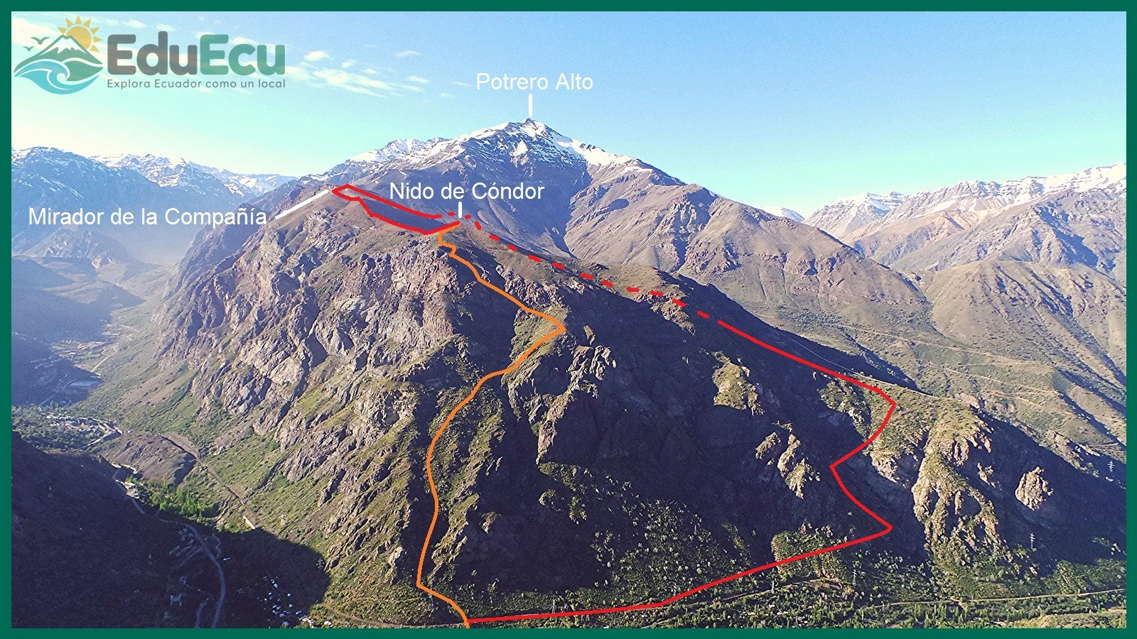 Rutas de trekking en el Cóndor Mirador