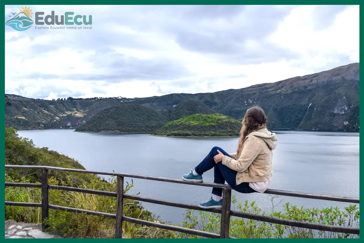 Señalización y desvíos en el camino de ascenso a las Lagunas de Mojanda